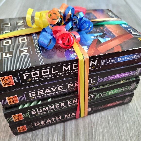 DRESDEN FILES BOOKS SET LOT OF 4 #2-5 BY JIM BUTCHER VINTAGE COVERS EARLY 2000s - Picture 11 of 12